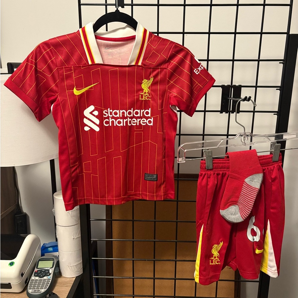 Liverpool FC Kids Soccer Jersey Set